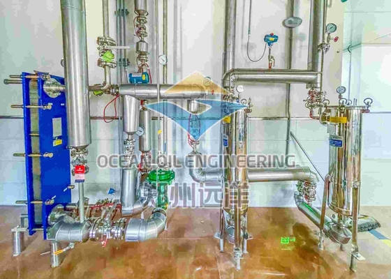Yenilebilir Yağ için 220V / 380V Küçük Yağ Rafineri Makinesi Karbon Çeliği