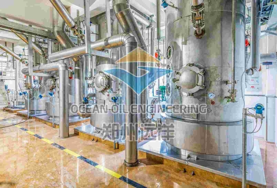 10 - 500TPD 380V Biyodizel PLC Ekipmanı Paslanmaz Çelik Su Soğutma