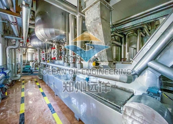 Yemek İçin Buhar Isıtmalı PLC Kontrol Sistemi Hurma Yağı Çıkarma Makinesi