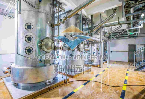 Yemeklik Yağ Üretim Ekipmanları için PLC Kontrollü 150KW 6MPa Yağlı Tohum Pres Tesisi