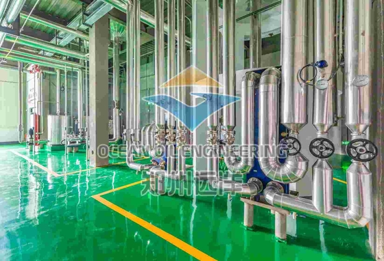 Petrol Rafinasyonu için 50 mm yalıtım tabakasıyla DN100 nozel çapı fraksiyonlama ekipmanları