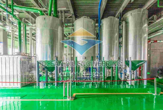 30-1500 ton kapasiteli, titreşimli sifetli yağ ön işleme tesisi