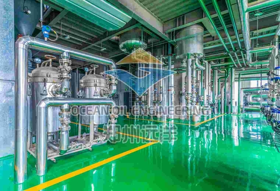200 - 500TPD Petrol Üretim Kapasitesi İçin Yiyebilir Yağ Rafineri Aygıtları