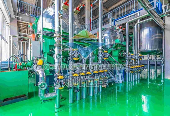 Otomatik İşlem Fiziksel Petrol Rafinasyon Tesisi Otomatik 500-1000T/Gün Üretimi