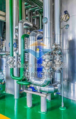 Günde 10-500 Ton Biyo dizel Aygıtları PLC Kontrol Sistemi ile Su Soğutma