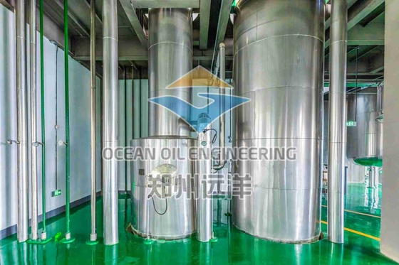 Enerji verimli fraksiyon tesisi DN100 Palm yağı işleme için