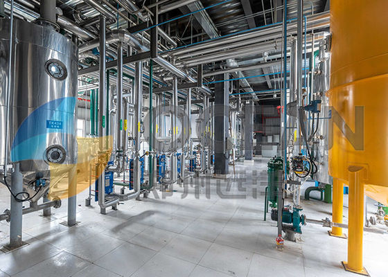 ISO9001 OEM Pirinç Yağı Yemeklik Yağ Üretim Hattı 10-200TPD