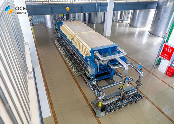 İnsan Makine Arayüzü membran filtre presi Plaka Çerçeve Filtre Presi