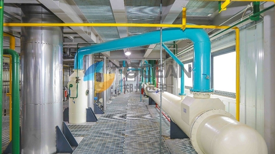 Otomatik Fiberglas Yemeklik Yağ İşleme Ekipmanları 1000TPD Yemeklik Yağ Üretim Hattı