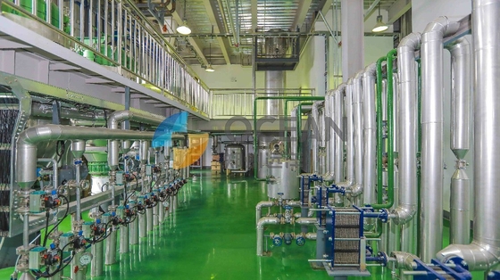 Pişirme Bitkisel Yağ Rafineri Tesisi 1500TPD OEM Enerji Tasarrufu