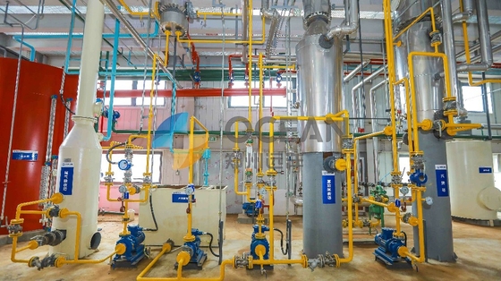 Ham Bükme Petrol Rafinerisi Tesisi Kimyasal Fiziksel Rafinasyon