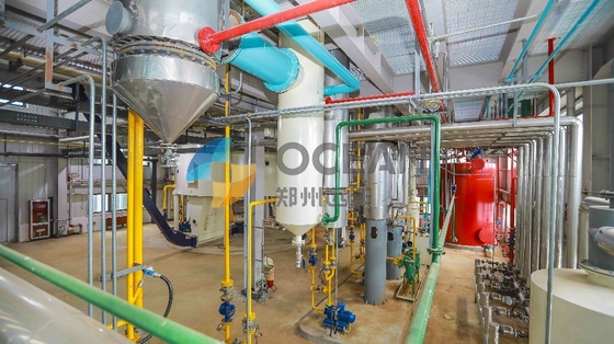 Tam Otomatik Soya Ham Petrol Rafinerisi Tesisi Pamuk Tohumu Yağı Üretim Hattı