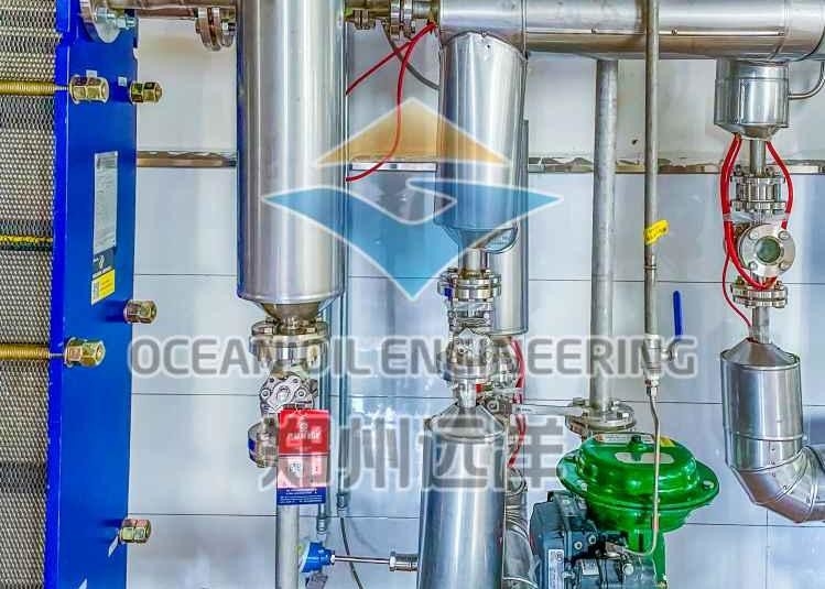 Mısır Germ Yağı için ISO9001 Otomatik Bitkisel Yağ Rafineri Tesisi 304 500TPD