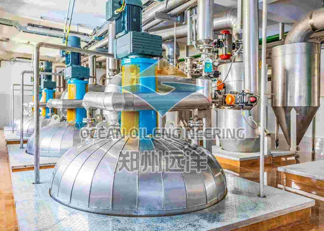 Pamuk Tohumu Yağı için 30-1500tons Ayçiçek Yağı Üretim Hattı PLC Kontrolü 150KW