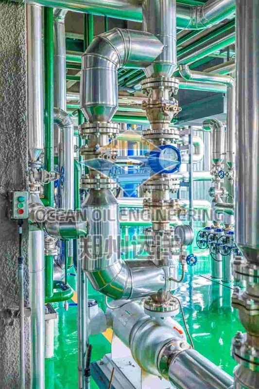 ISO9001 Palmiye Yağı Kuru Fraksiyon Tesisi 40m2 Kaliteli Sonuçlar İçin Filtre Alanı